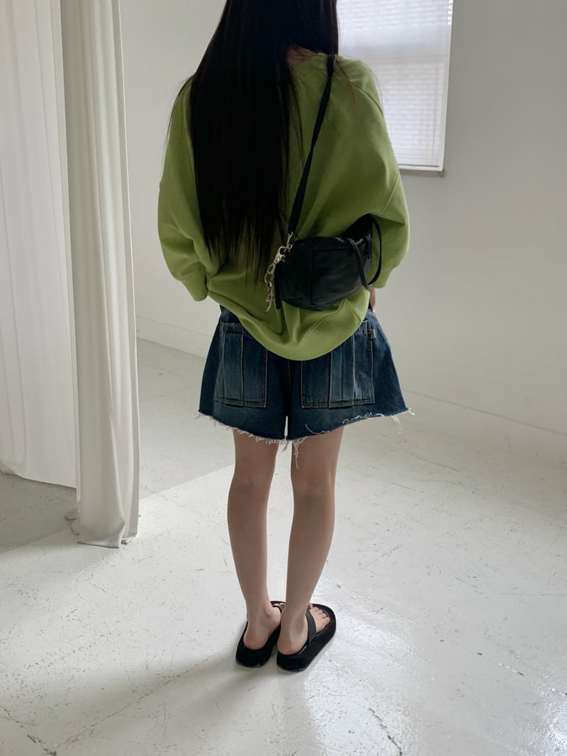 Logarden - Korean Women Fashion - #momslook - Scott Short Denim Pants - 3