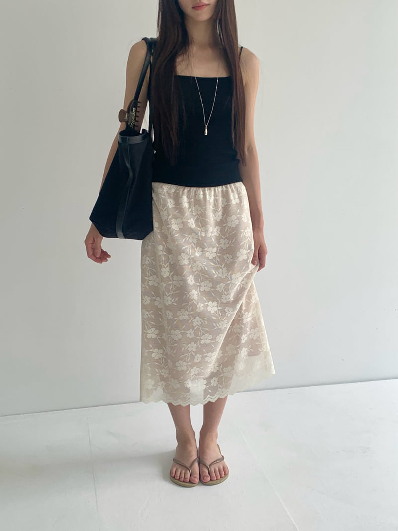 Logarden - Korean Women Fashion - #momslook - Margaret Skirt (Summer) - 6