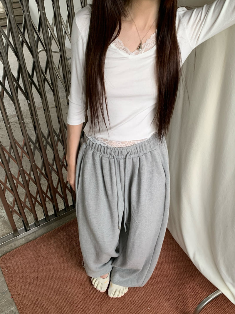 Logarden - Korean Women Fashion - #romanticstyle - Clara Tee - 5