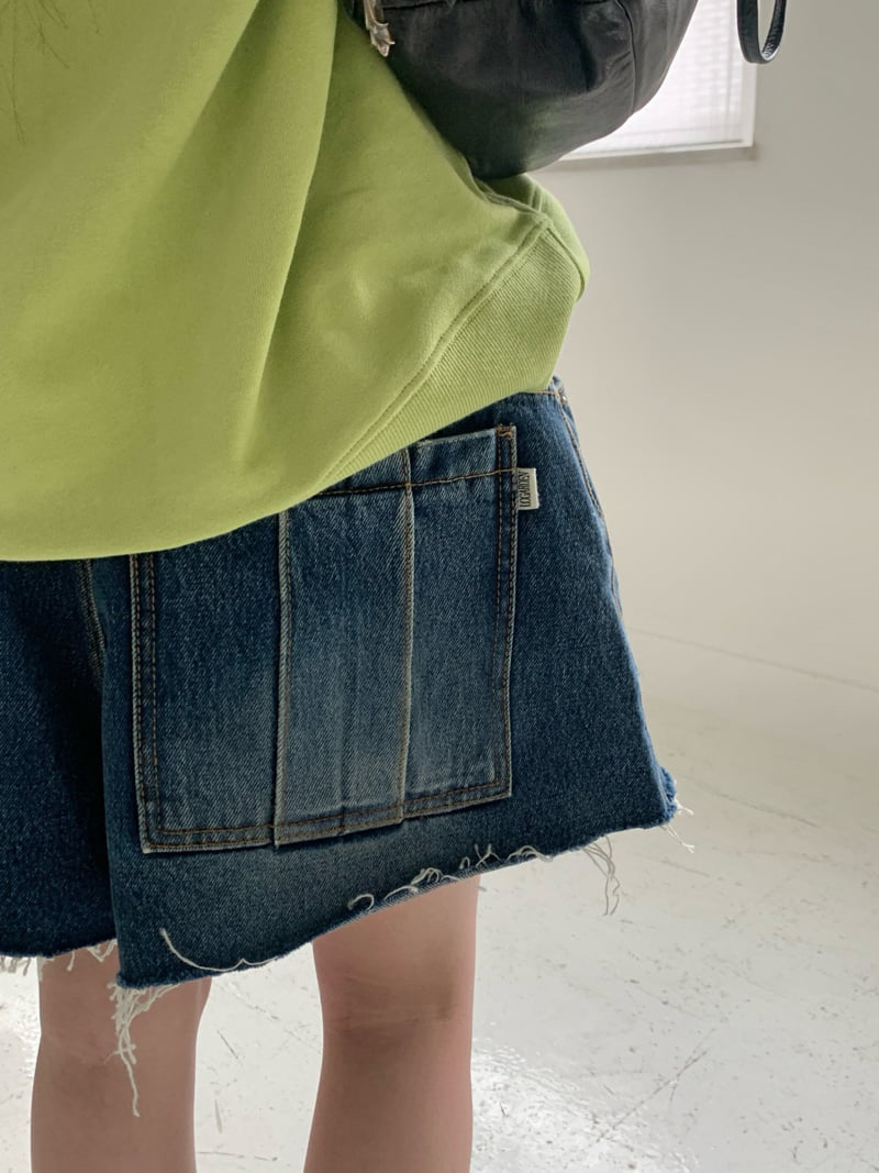 Logarden - Korean Women Fashion - #shopsmall - Scott Short Denim Pants - 10