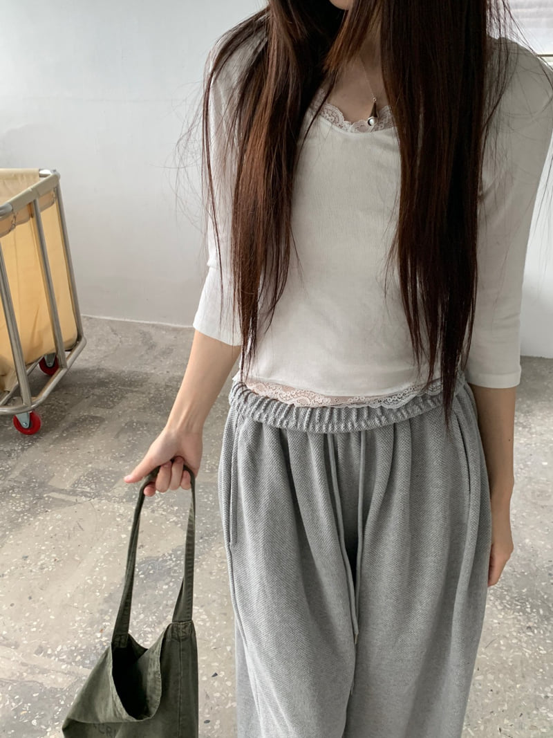 Logarden - Korean Women Fashion - #vintagekidsstyle - Clara Tee - 2