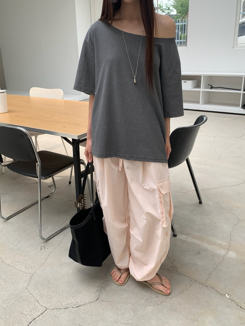 Logarden - Korean Women Fashion - #womensfashion - Sand Cargo Pants - 6