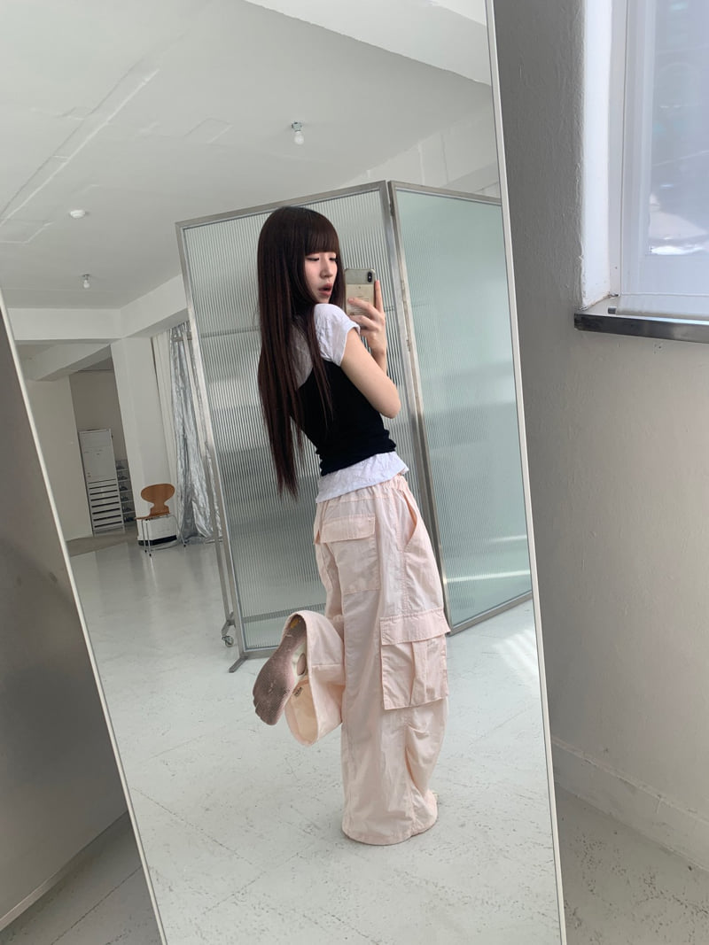 Logarden - Korean Women Fashion - #womensfashion - Sand Cargo Pants - 8