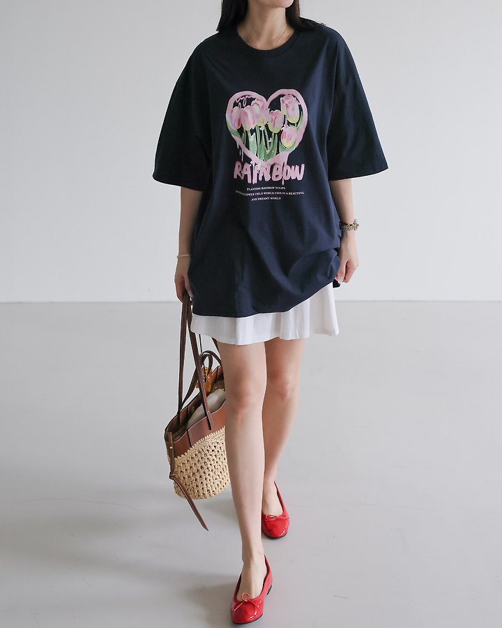 Lovely - Korean Women Fashion - #momslook - Tulip Tee - 3