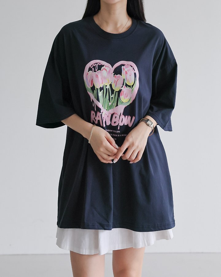 Lovely - Korean Women Fashion - #momslook - Tulip Tee - 5