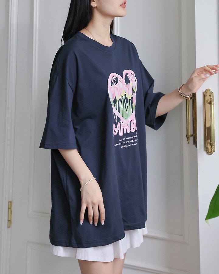 Lovely - Korean Women Fashion - #momslook - Tulip Tee - 9