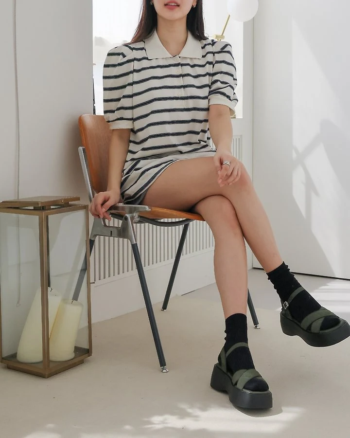Lovely - Korean Women Fashion - #momslook - Maje Puff Tee - 11