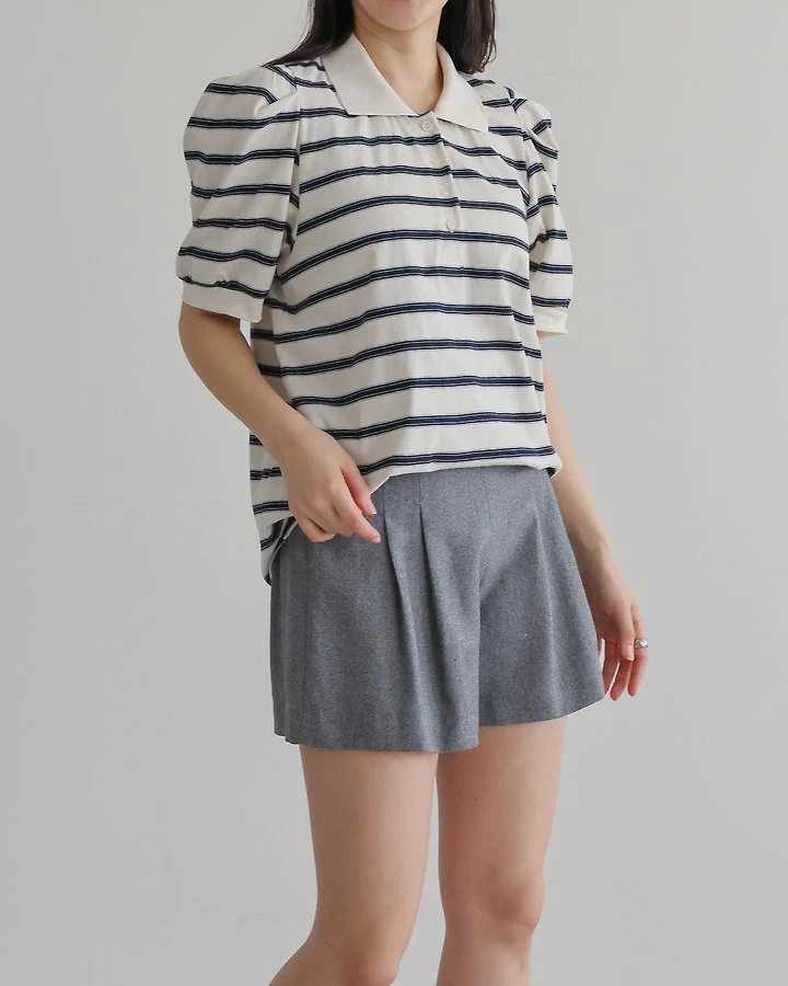 Lovely - Korean Women Fashion - #womensfashion - Maje Puff Tee - 4
