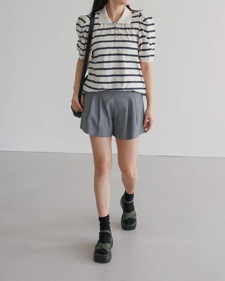 Lovely - Korean Women Fashion - #momslook - Maje Puff Tee - 6