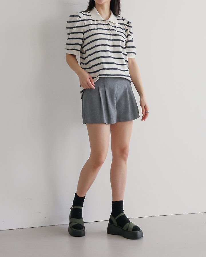 Lovely - Korean Women Fashion - #momslook - Maje Puff Tee - 8