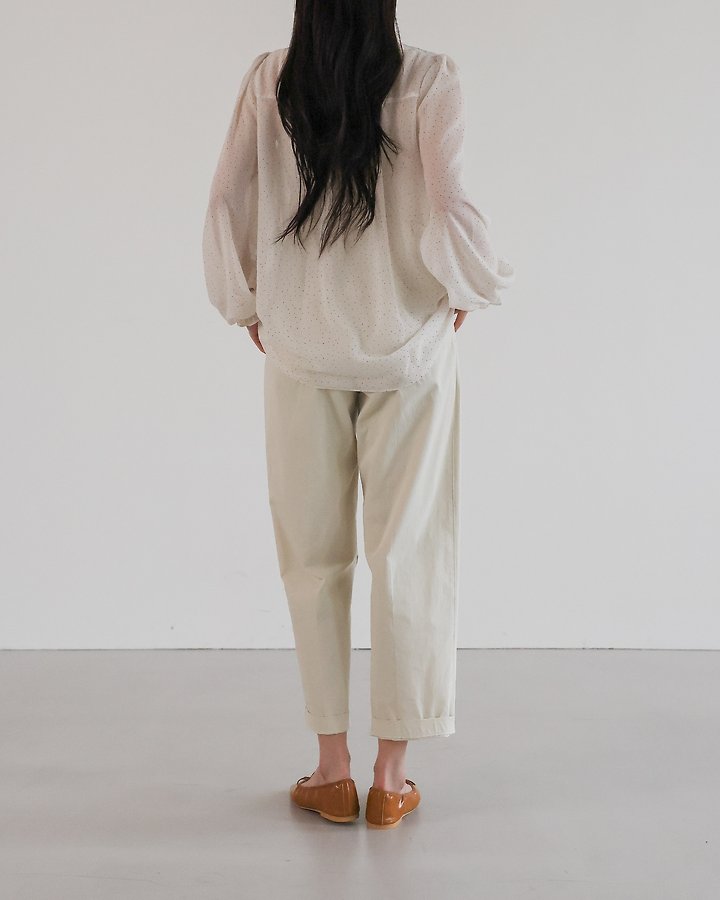 Lovely - Korean Women Fashion - #womensfashion - Bunny Dot Blouse - 4