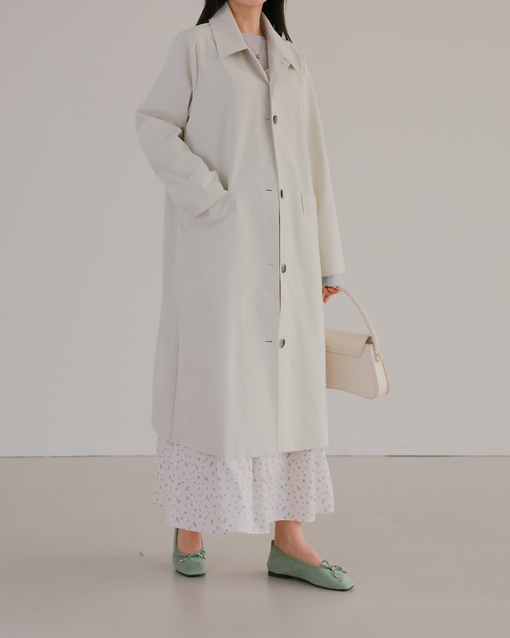 Lovely - Korean Women Fashion - #momslook - Vera Single Trench Coat - 2