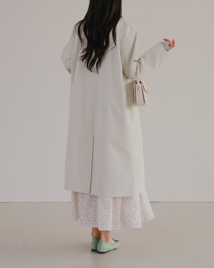 Lovely - Korean Women Fashion - #momslook - Vera Single Trench Coat - 4