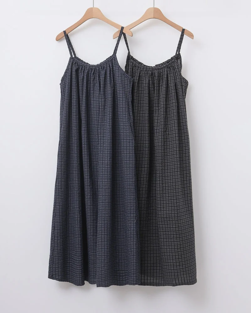 Lovely - Korean Women Fashion - #momslook - Stone Check One-piece