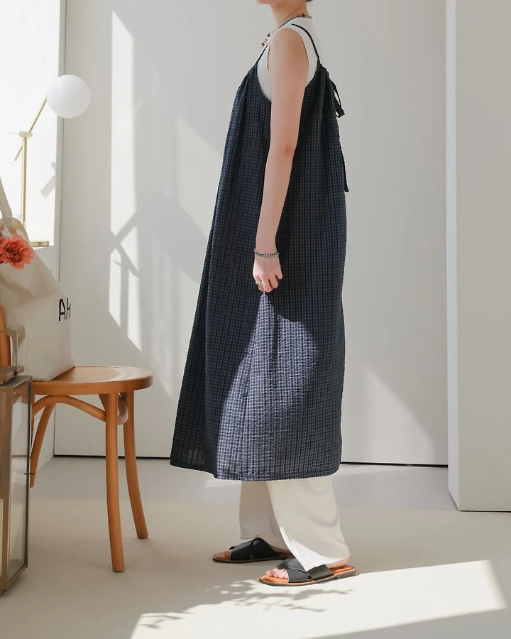 Lovely - Korean Women Fashion - #momslook - Stone Check One-piece - 11