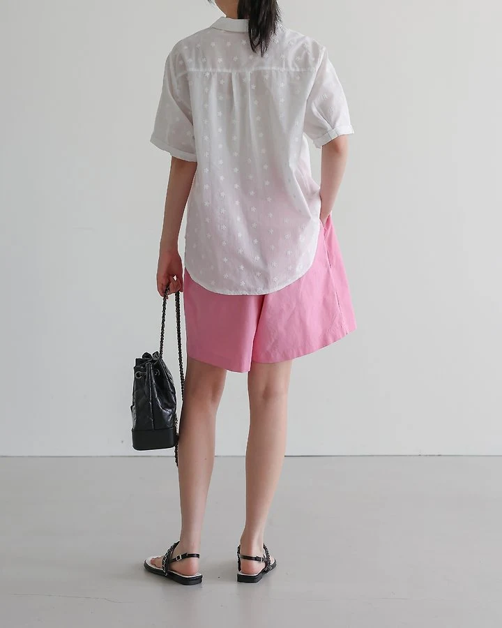 Lovely - Korean Women Fashion - #momslook - Amber Floral Embroidered Blouse - 3