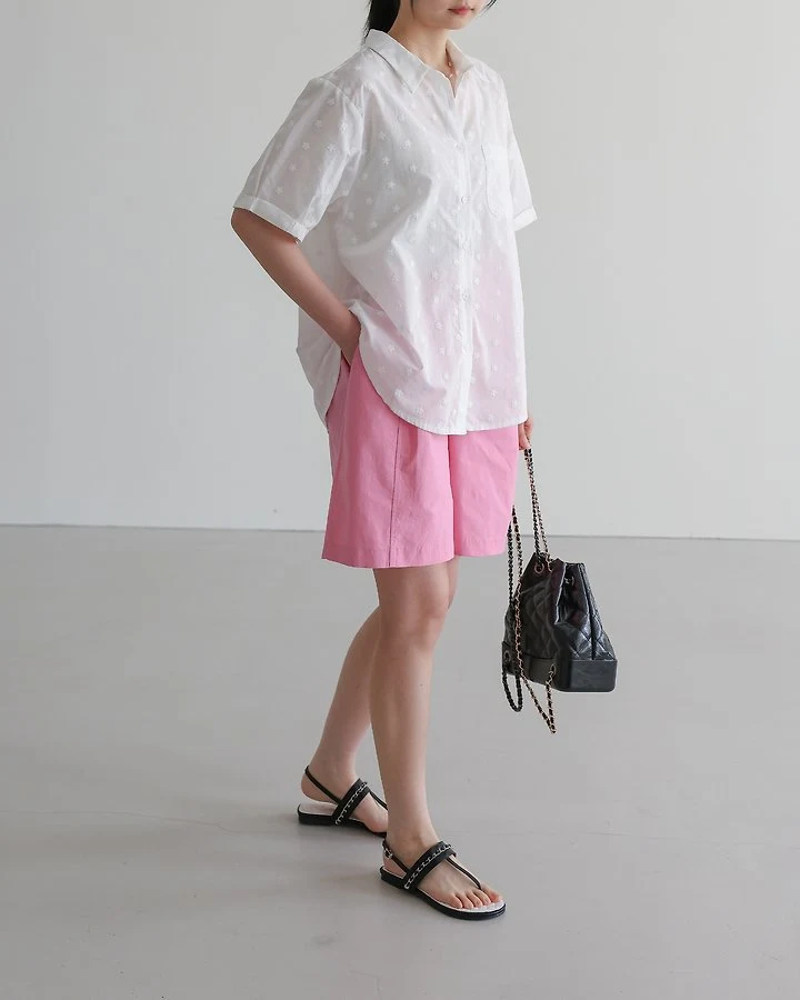 Lovely - Korean Women Fashion - #momslook - Amber Floral Embroidered Blouse - 5