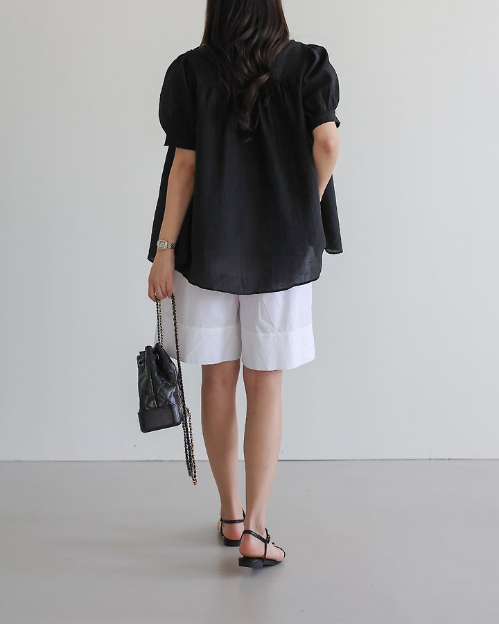 Lovely - Korean Women Fashion - #womensfashion - Berry Ribbon Blouse - 4