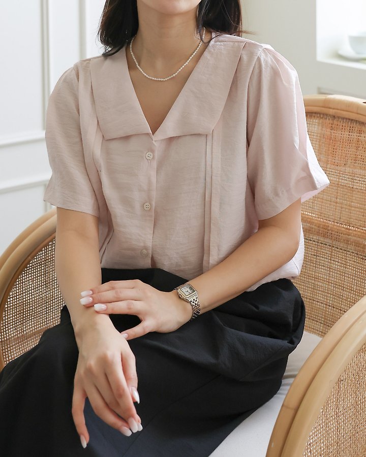 Lovely - Korean Women Fashion - #momslook - Enfant Pintuck Blouse - 9