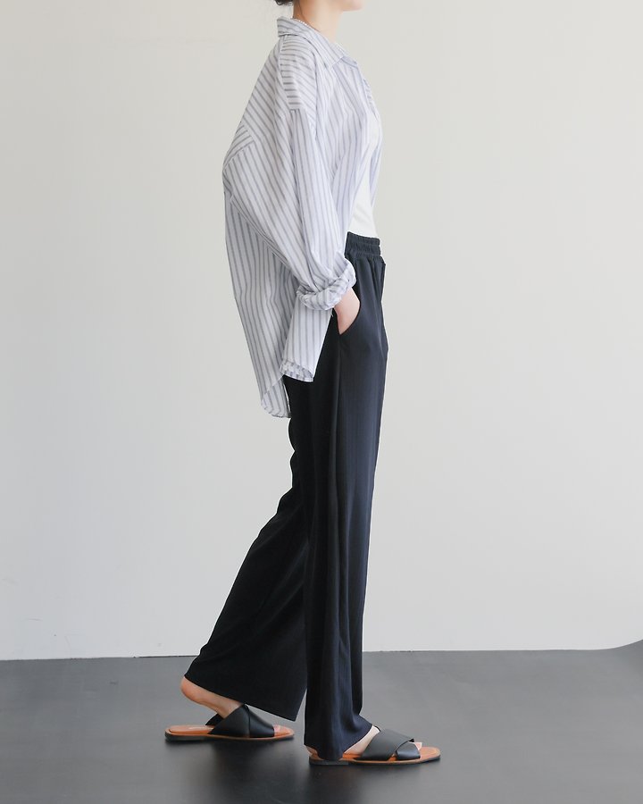 Lovely - Korean Women Fashion - #vintagekidsstyle - Rose Straight-Leg Pants - 4