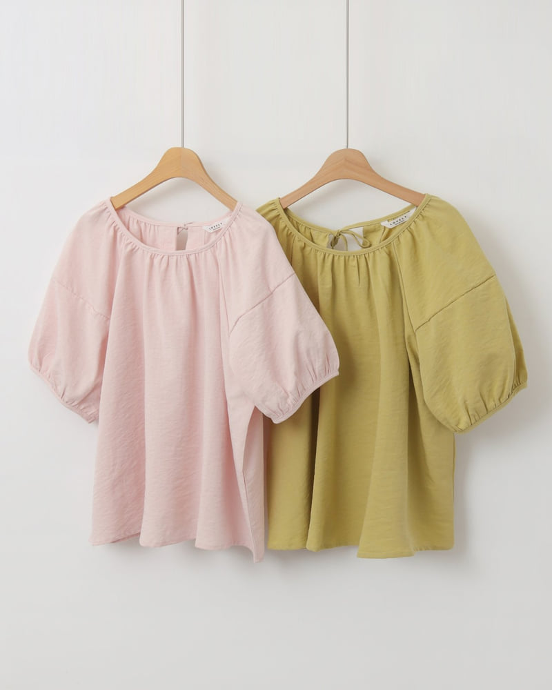 Lovely - Korean Women Fashion - #pursuepretty - Olive Blouse