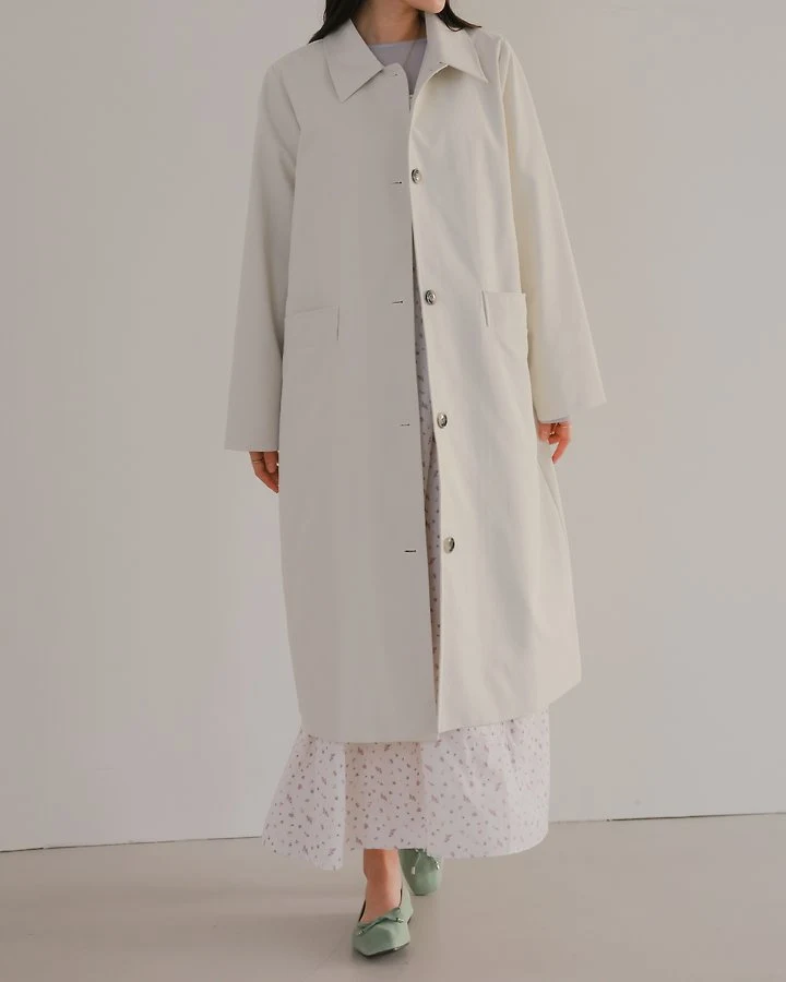 Lovely - Korean Women Fashion - #restrostyle - Vera Single Trench Coat - 9