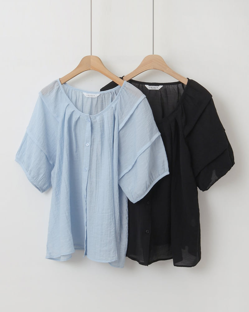 Lovely - Korean Women Fashion - #restrostyle - Pure Blouse