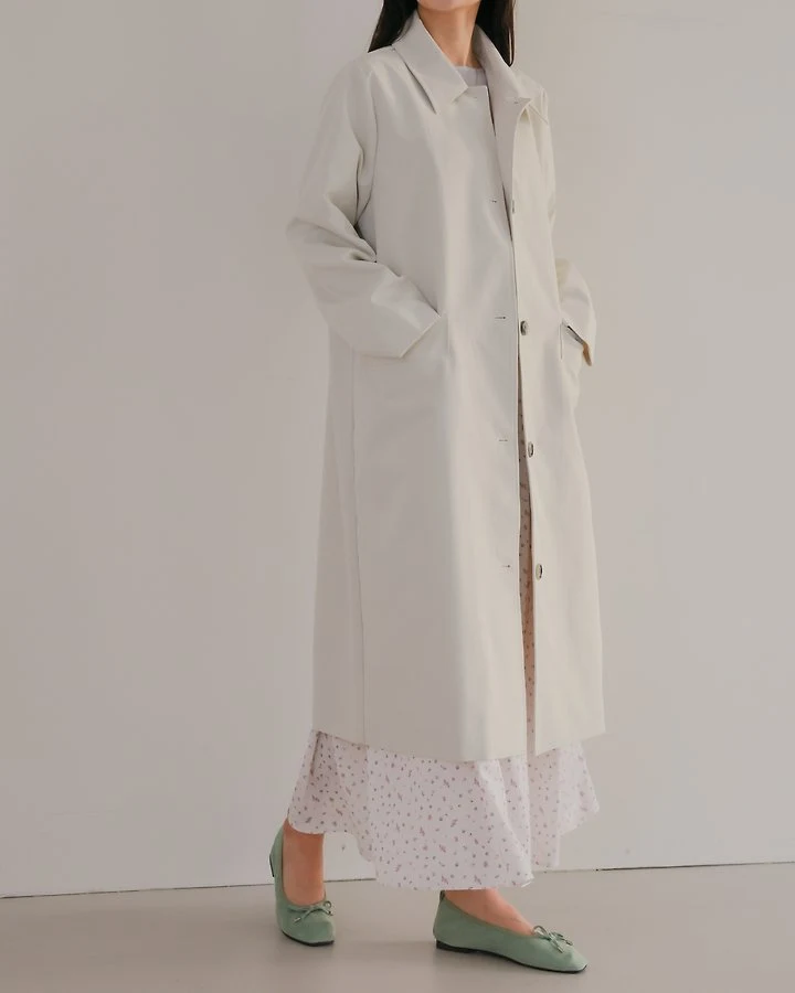 Lovely - Korean Women Fashion - #romanticstyle - Vera Single Trench Coat - 10
