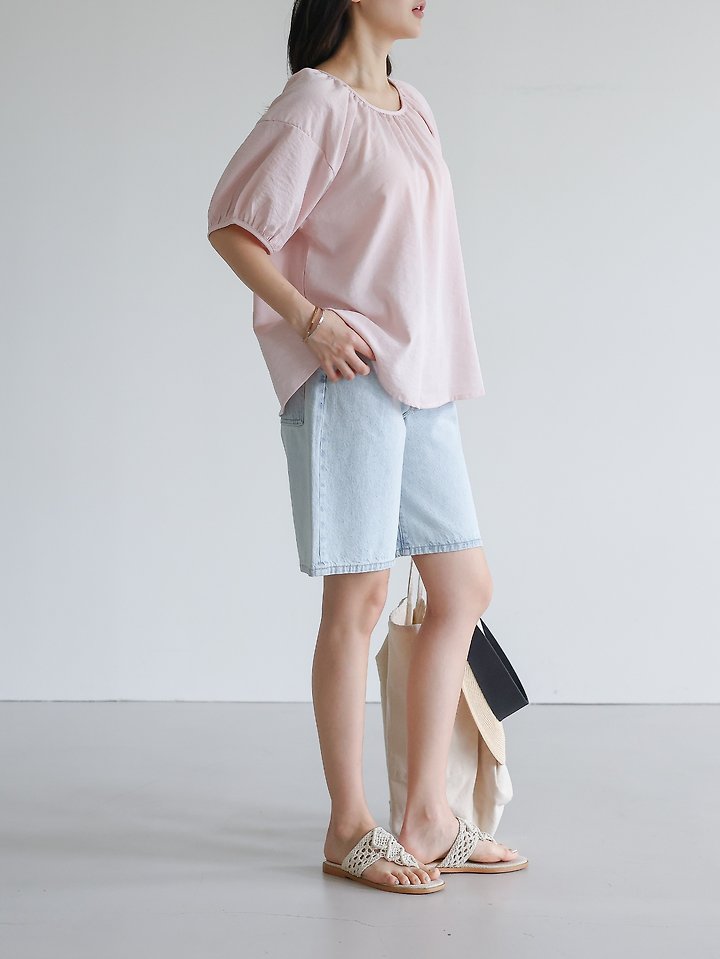 Lovely - Korean Women Fashion - #romanticstyle - Olive Blouse - 3