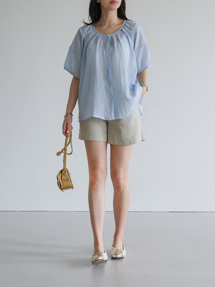 Lovely - Korean Women Fashion - #romanticstyle - Pure Blouse - 2