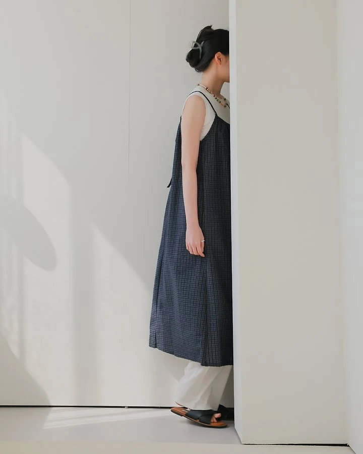 Lovely - Korean Women Fashion - #shopsmall - Stone Check One-piece - 8