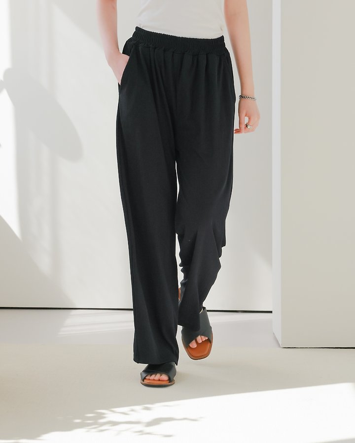 Lovely - Korean Women Fashion - #shopsmall - Rose Straight-Leg Pants - 7