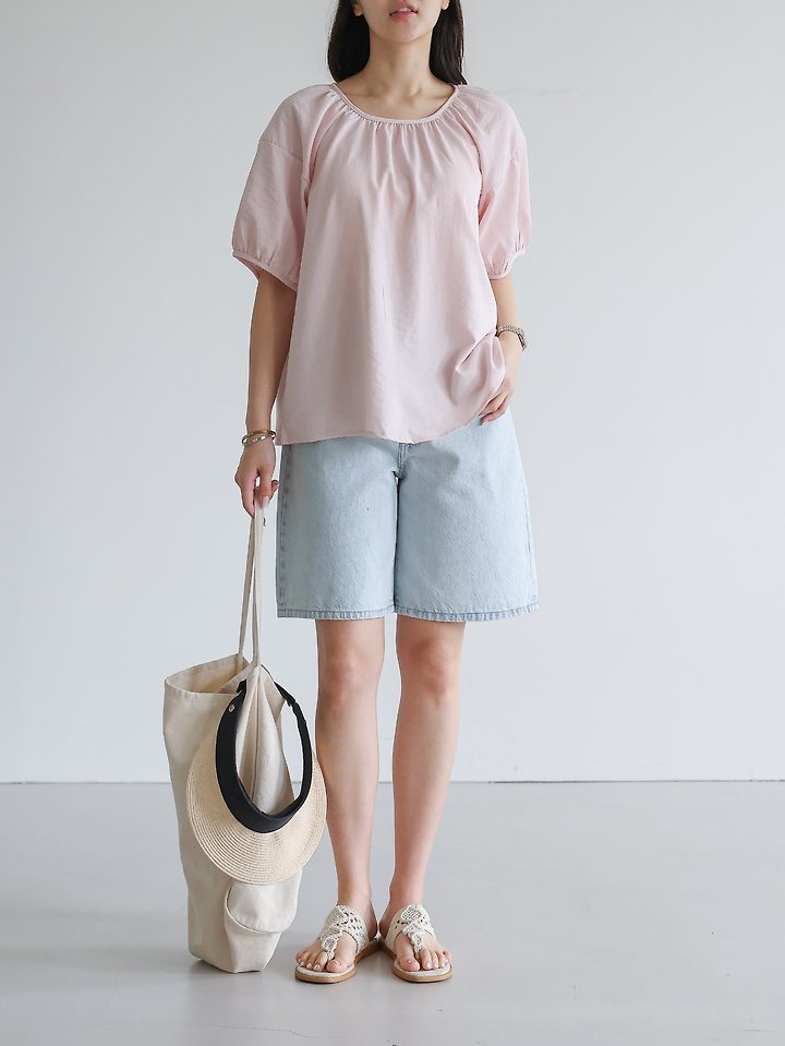 Lovely - Korean Women Fashion - #romanticstyle - Olive Blouse - 4