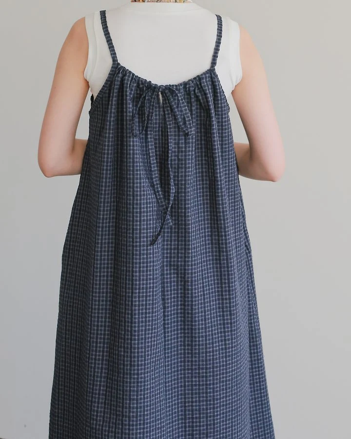 Lovely - Korean Women Fashion - #thatsdarling - Stone Check One-piece - 9