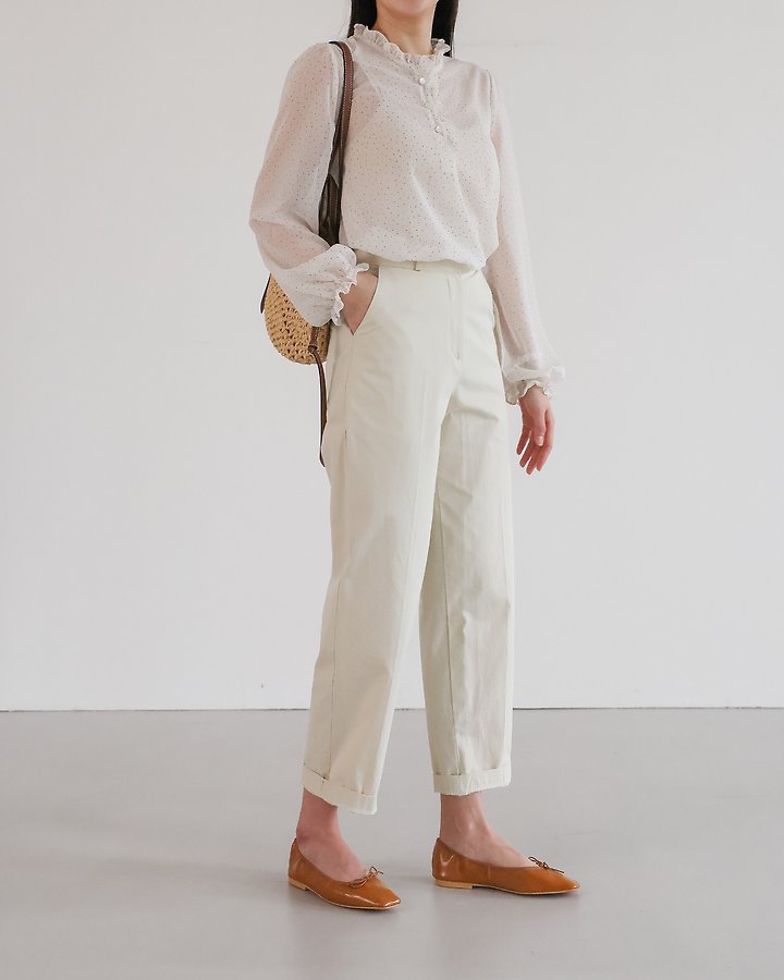 Lovely - Korean Women Fashion - #vintageinspired - Bunny Dot Blouse - 10