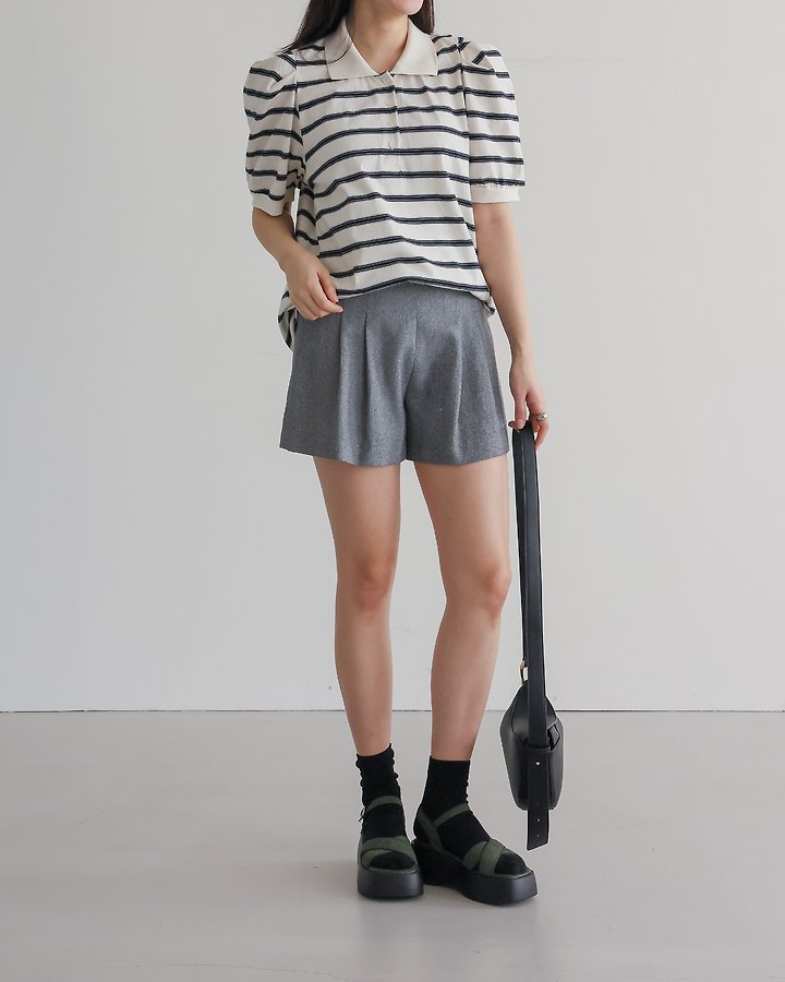 Lovely - Korean Women Fashion - #womensfashion - Maje Puff Tee - 5