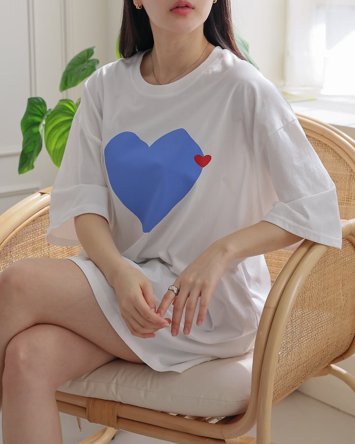 Lovely - Korean Women Fashion - #womensfashion - Heart Tee - 8