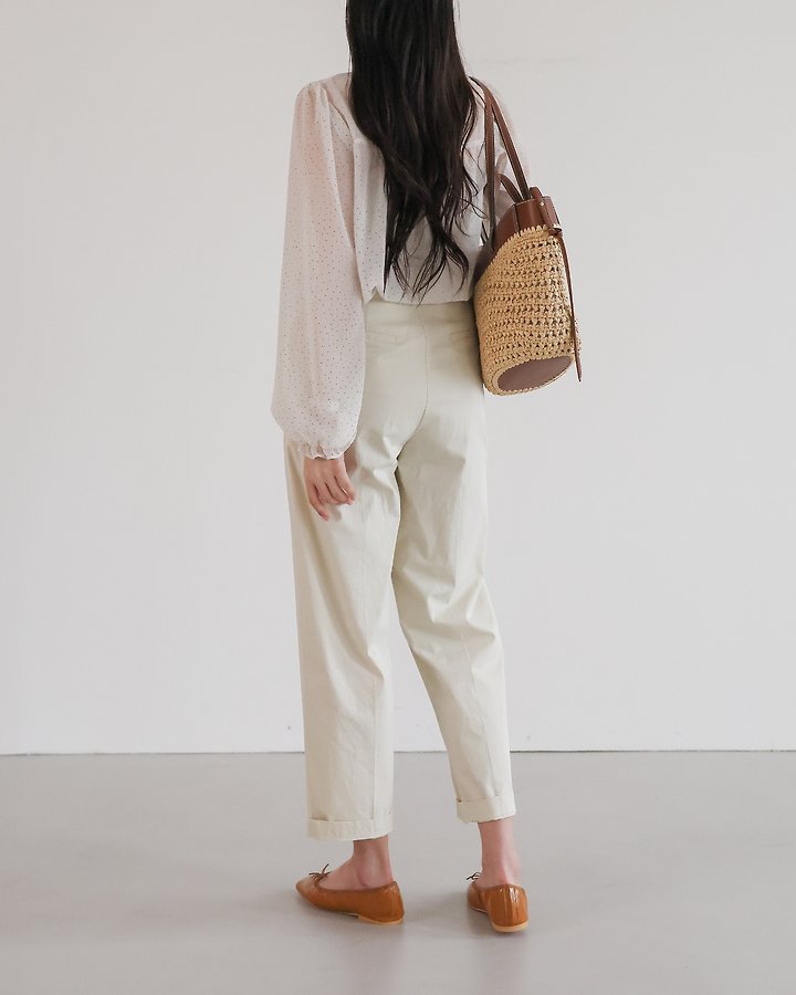 Lovely - Korean Women Fashion - #womensfashion - Bunny Dot Blouse - 9
