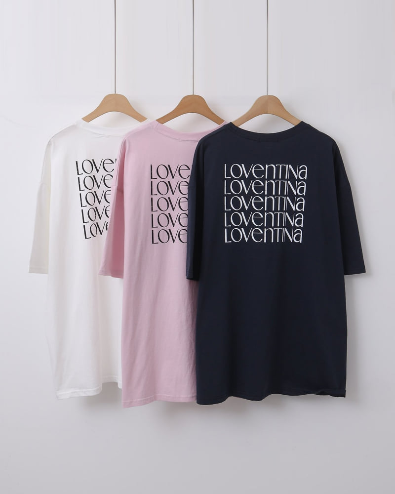 Lovely - Korean Women Fashion - #womensfashion - Love Tee