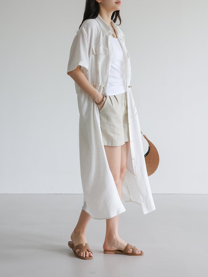 Lovely - Korean Women Fashion - #womensfashion - Pine String Short-Sleeve One-piece - 6