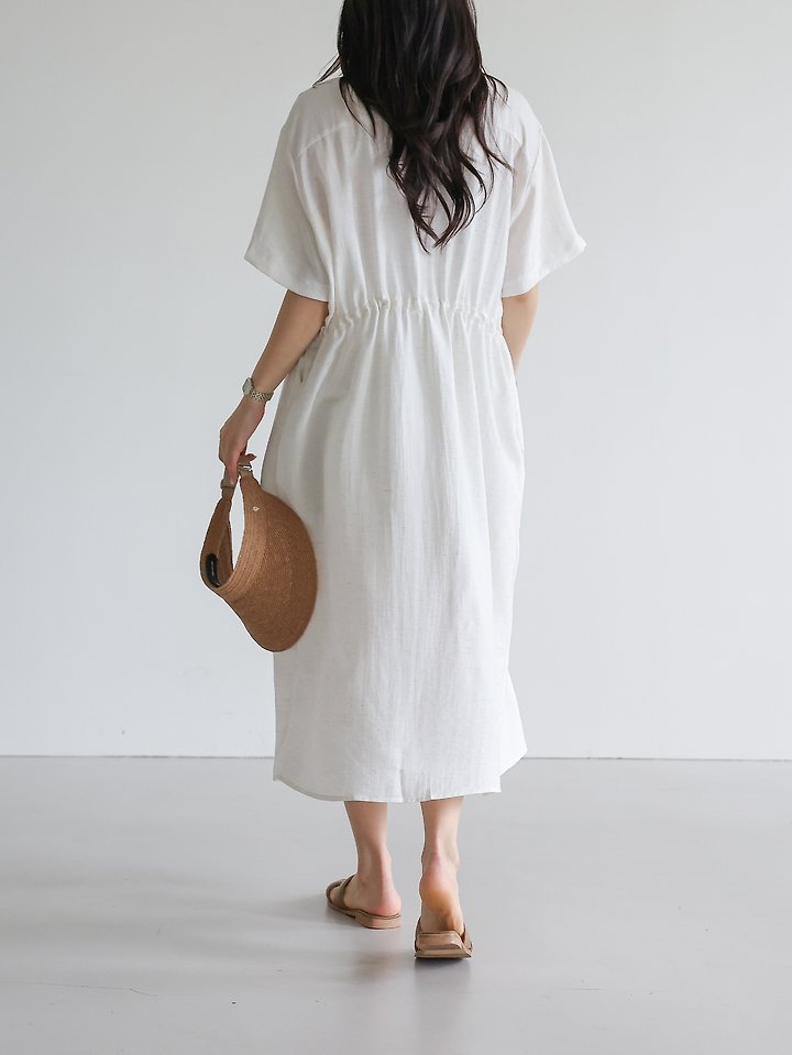 Lovely - Korean Women Fashion - #womensfashion - Pine String Short-Sleeve One-piece - 8