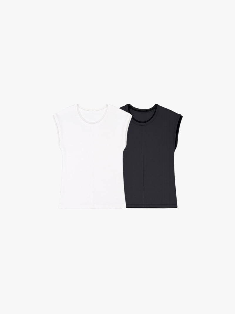 Made - Korean Women Fashion - #momslook - Cutting Tee - 3