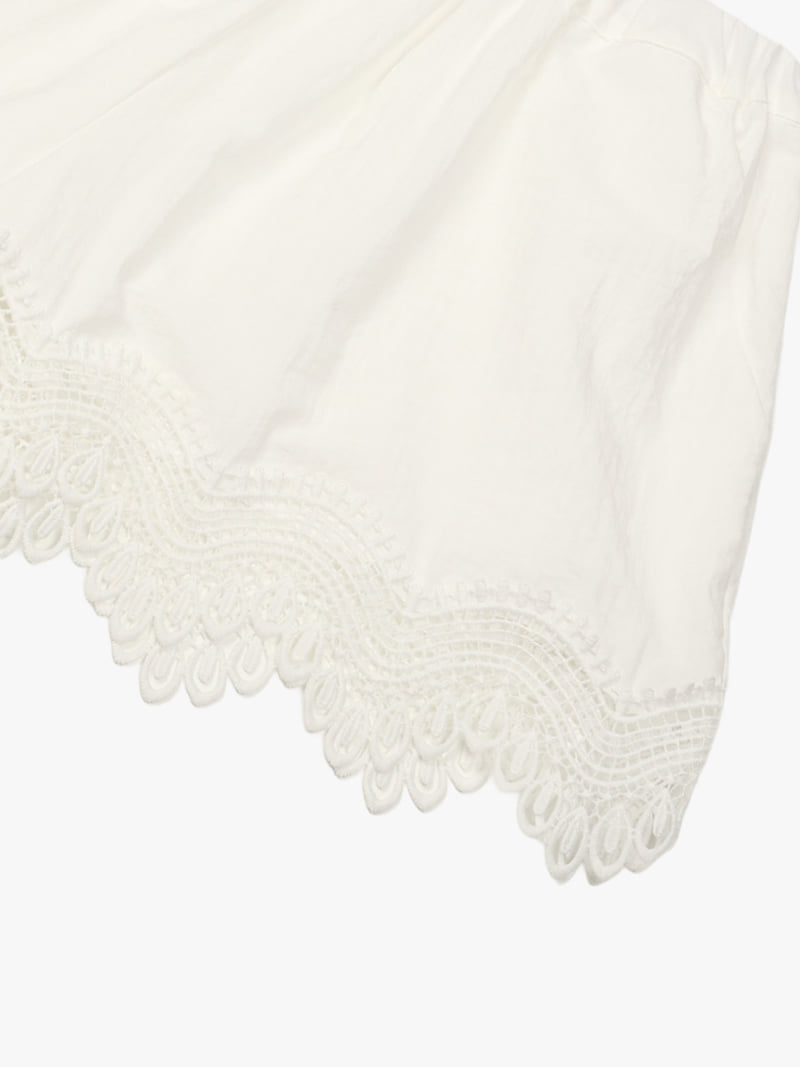 Made - Korean Women Fashion - #momslook - Embroidery Short Pants - 5