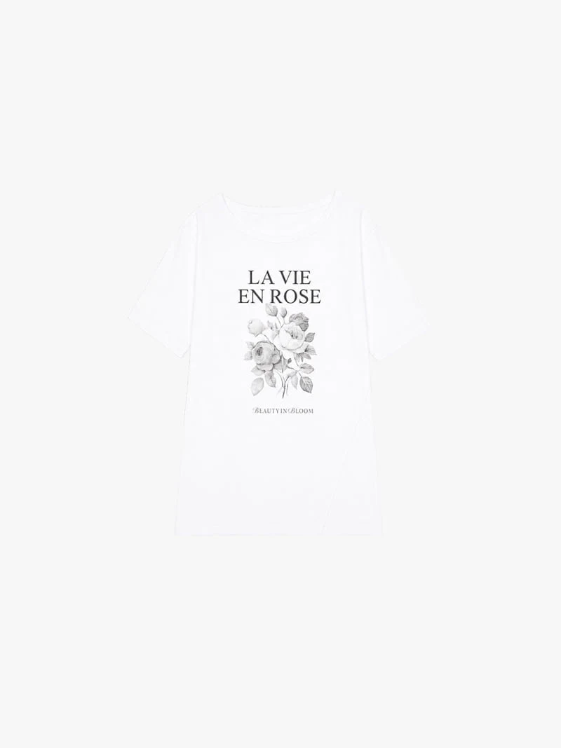 Made - Korean Women Fashion - #momslook - Rose Tee