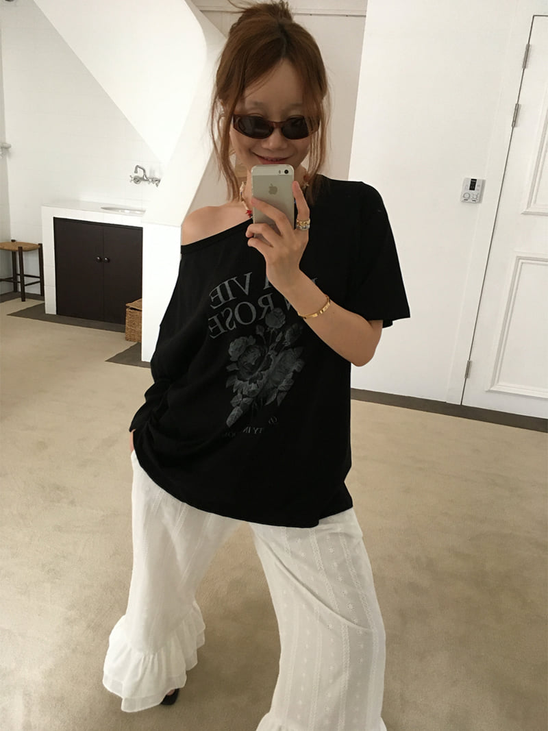 Made - Korean Women Fashion - #momslook - Rose Tee - 11