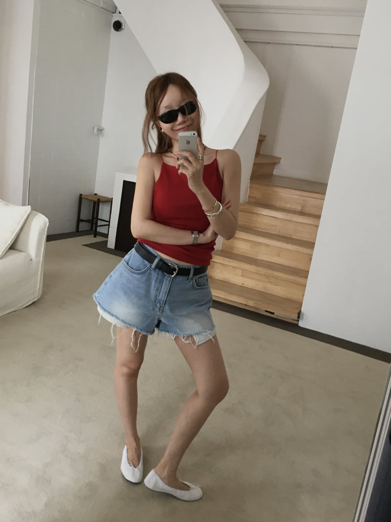 Made - Korean Women Fashion - #momslook - It's Short Denim Pants - 10