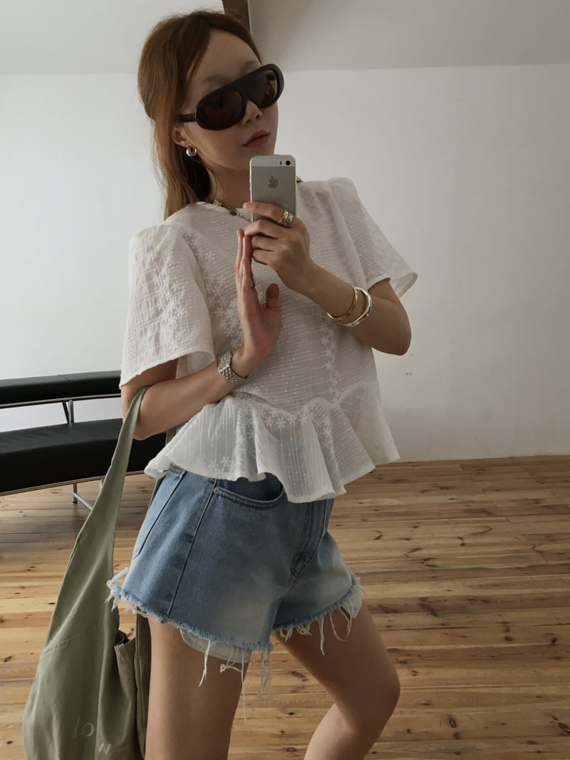 Made - Korean Women Fashion - #momslook - It's Short Denim Pants - 8