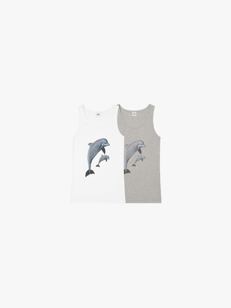 Made - Korean Women Fashion - #momslook - Dolphin Sleeveless Top - 2