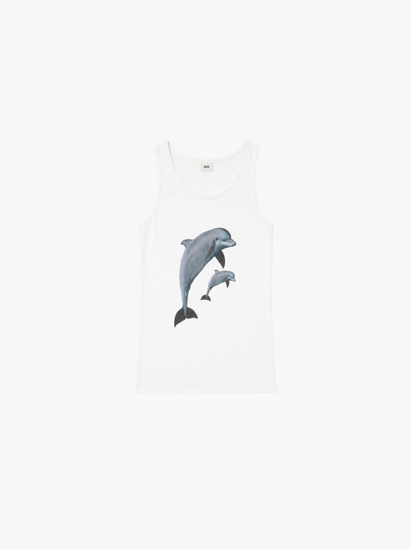 Made - Korean Women Fashion - #momslook - Dolphin Sleeveless Top - 6