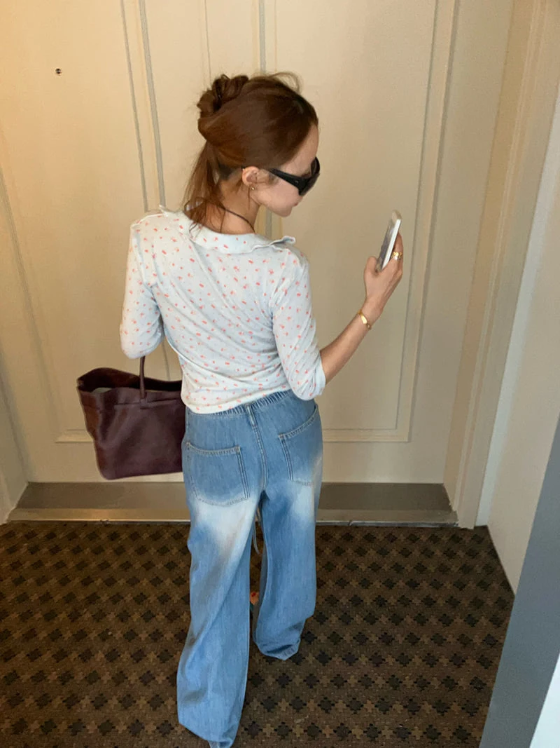 Made - Korean Women Fashion - #momslook - Eyes Denim Pants - 9
